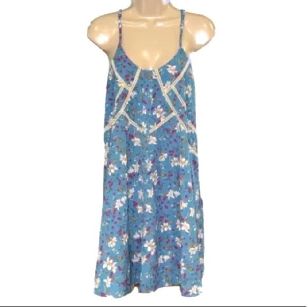Blue Floral Dress